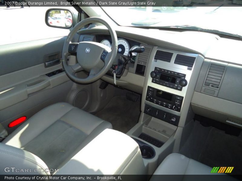 Bright Silver Metallic / Dark Slate Gray/Light Slate Gray 2007 Dodge Durango Limited