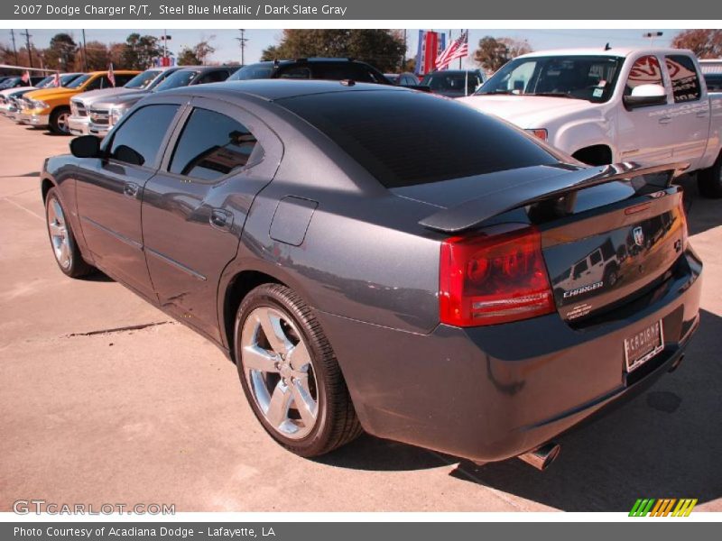 Steel Blue Metallic / Dark Slate Gray 2007 Dodge Charger R/T