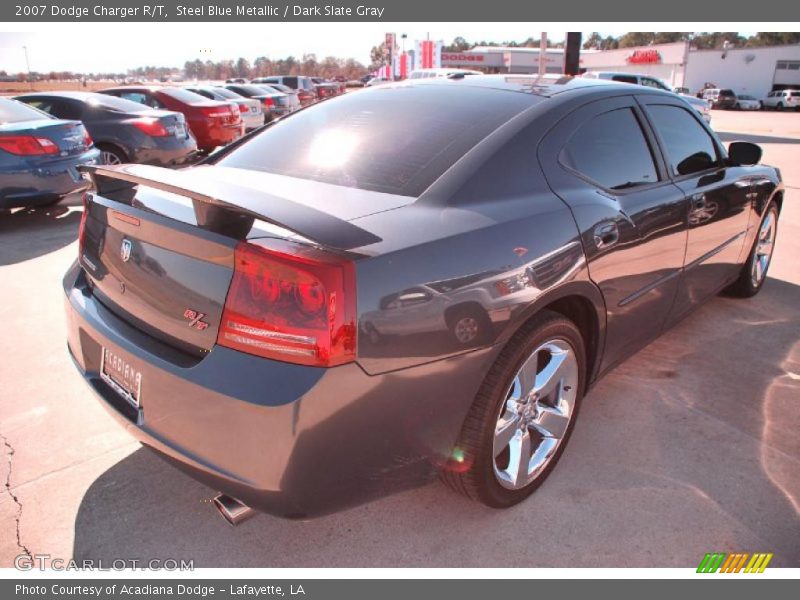 Steel Blue Metallic / Dark Slate Gray 2007 Dodge Charger R/T