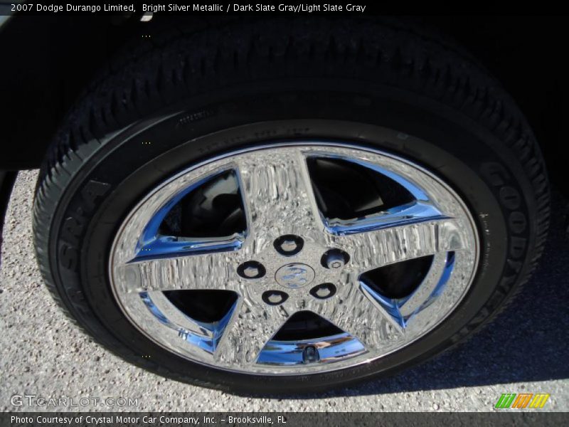 Bright Silver Metallic / Dark Slate Gray/Light Slate Gray 2007 Dodge Durango Limited