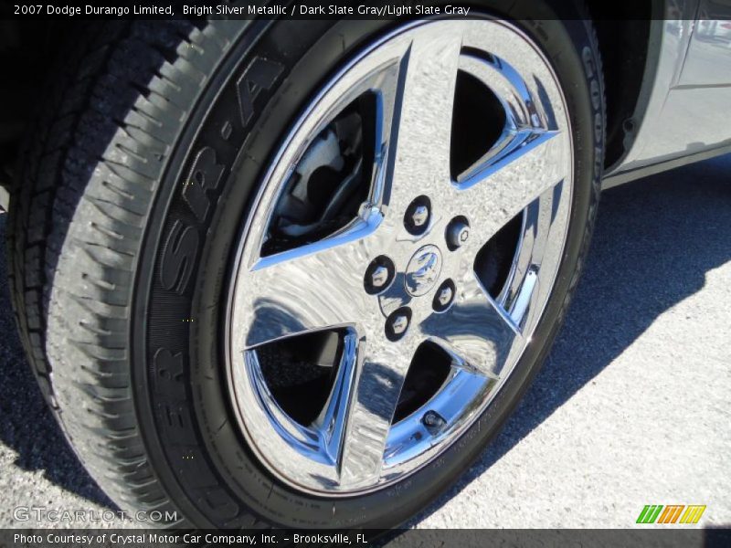 Bright Silver Metallic / Dark Slate Gray/Light Slate Gray 2007 Dodge Durango Limited