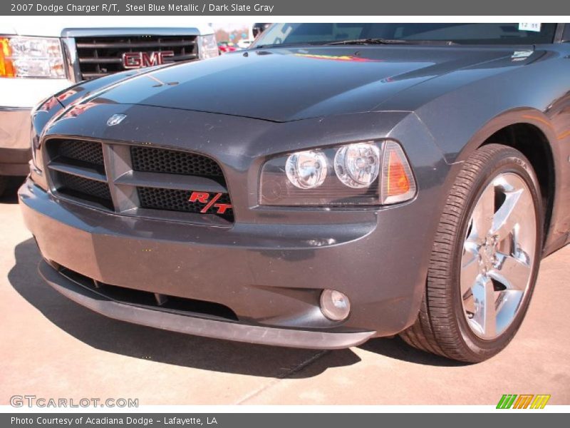 Steel Blue Metallic / Dark Slate Gray 2007 Dodge Charger R/T