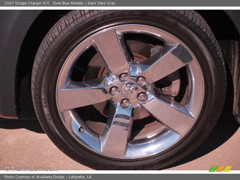 Steel Blue Metallic / Dark Slate Gray 2007 Dodge Charger R/T