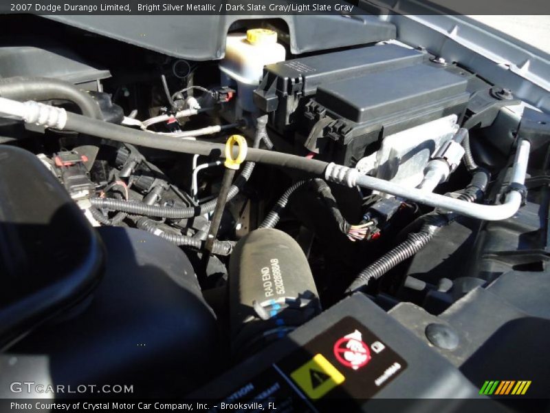 Bright Silver Metallic / Dark Slate Gray/Light Slate Gray 2007 Dodge Durango Limited