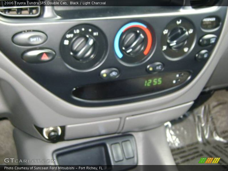 Black / Light Charcoal 2006 Toyota Tundra SR5 Double Cab