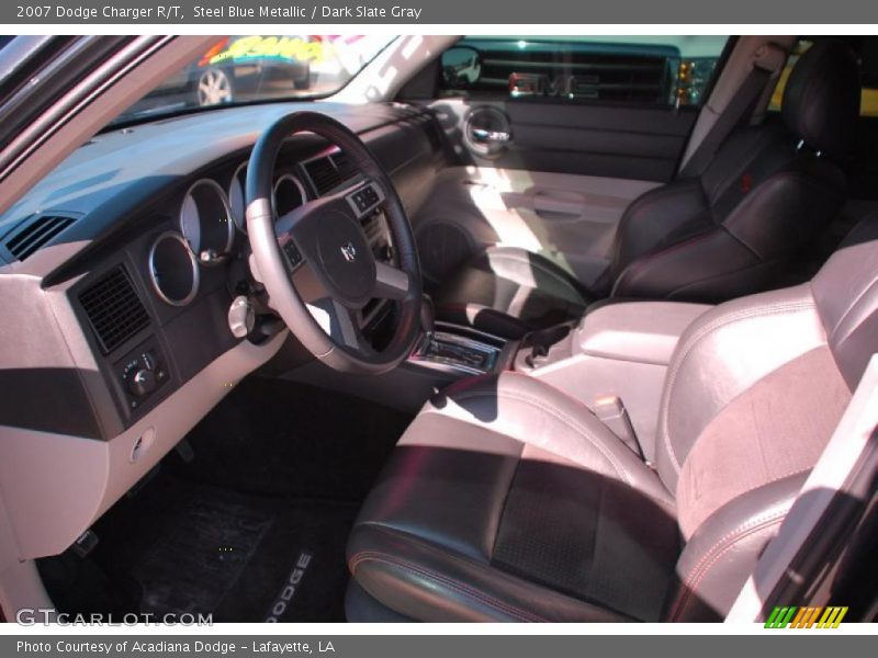 Steel Blue Metallic / Dark Slate Gray 2007 Dodge Charger R/T