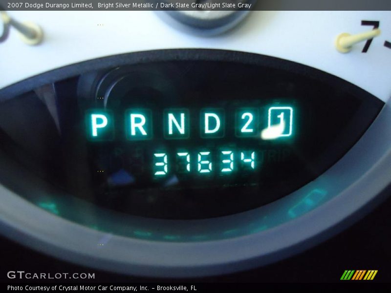 Bright Silver Metallic / Dark Slate Gray/Light Slate Gray 2007 Dodge Durango Limited