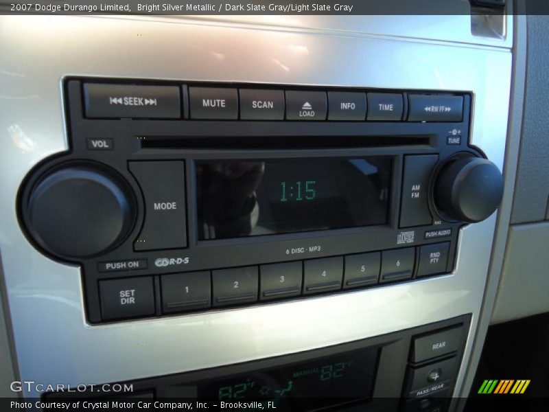 Bright Silver Metallic / Dark Slate Gray/Light Slate Gray 2007 Dodge Durango Limited