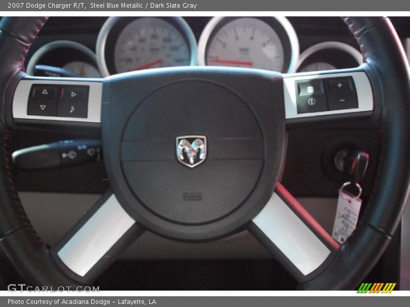 Steel Blue Metallic / Dark Slate Gray 2007 Dodge Charger R/T