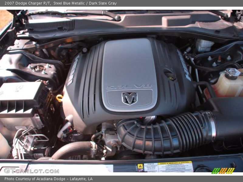 Steel Blue Metallic / Dark Slate Gray 2007 Dodge Charger R/T