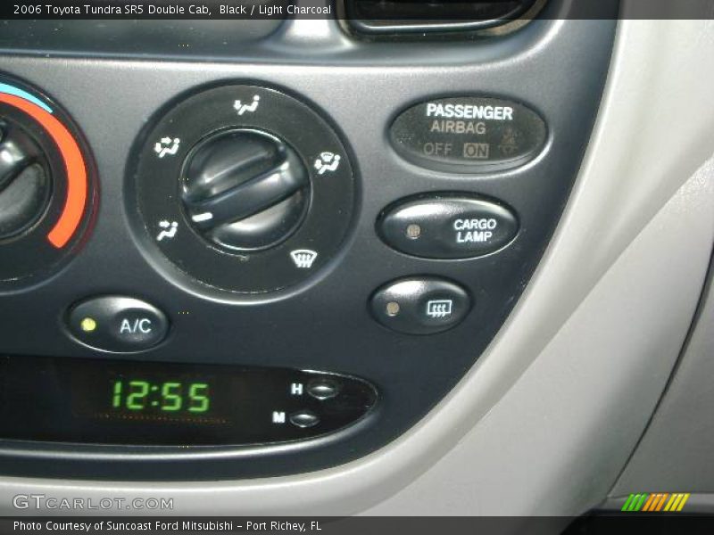 Black / Light Charcoal 2006 Toyota Tundra SR5 Double Cab