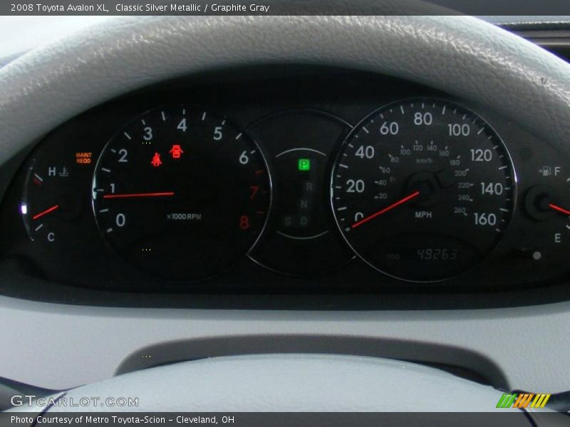 Classic Silver Metallic / Graphite Gray 2008 Toyota Avalon XL