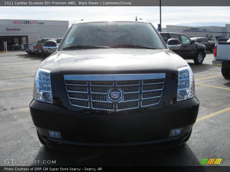 Black Raven / Cashmere/Cocoa 2011 Cadillac Escalade ESV Premium AWD