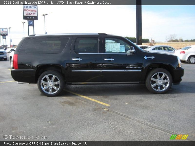 Black Raven / Cashmere/Cocoa 2011 Cadillac Escalade ESV Premium AWD