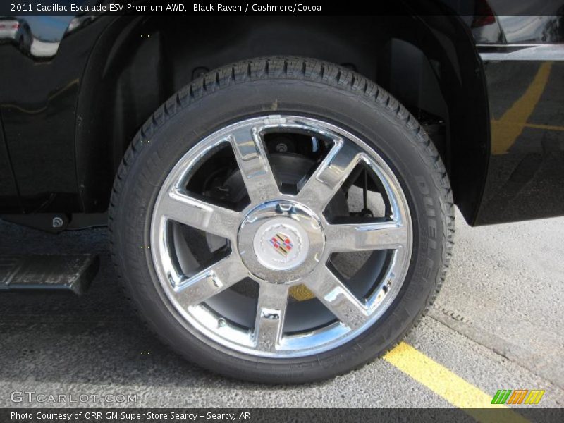 Black Raven / Cashmere/Cocoa 2011 Cadillac Escalade ESV Premium AWD