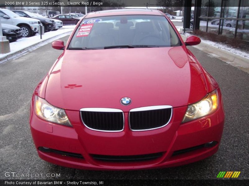 Electric Red / Beige 2006 BMW 3 Series 325xi Sedan