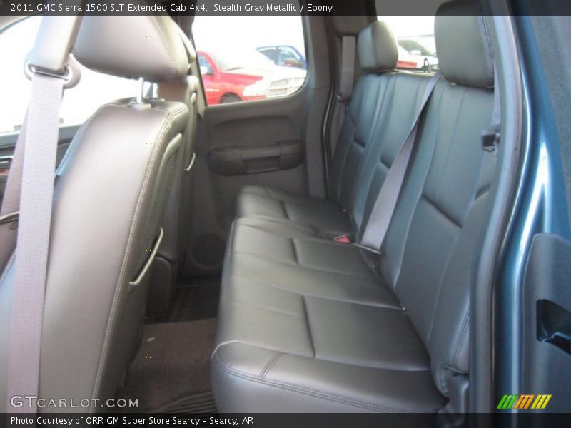  2011 Sierra 1500 SLT Extended Cab 4x4 Ebony Interior