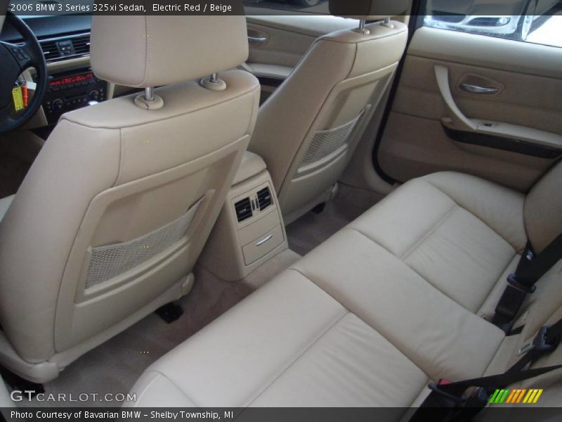 Electric Red / Beige 2006 BMW 3 Series 325xi Sedan