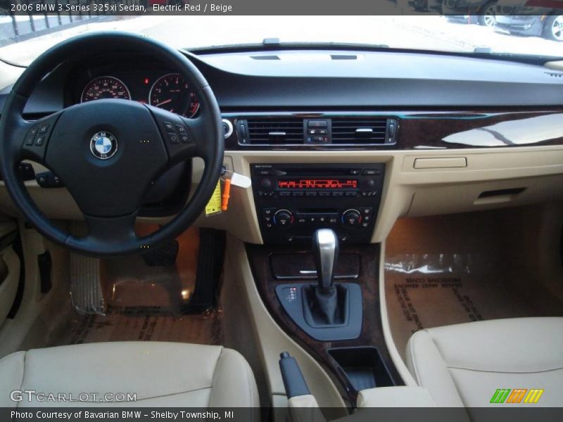 Electric Red / Beige 2006 BMW 3 Series 325xi Sedan
