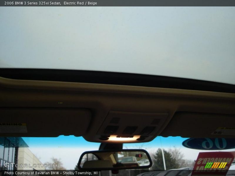 Electric Red / Beige 2006 BMW 3 Series 325xi Sedan