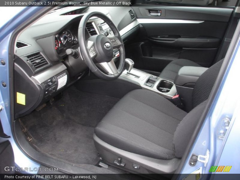  2010 Outback 2.5i Premium Wagon Off Black Interior