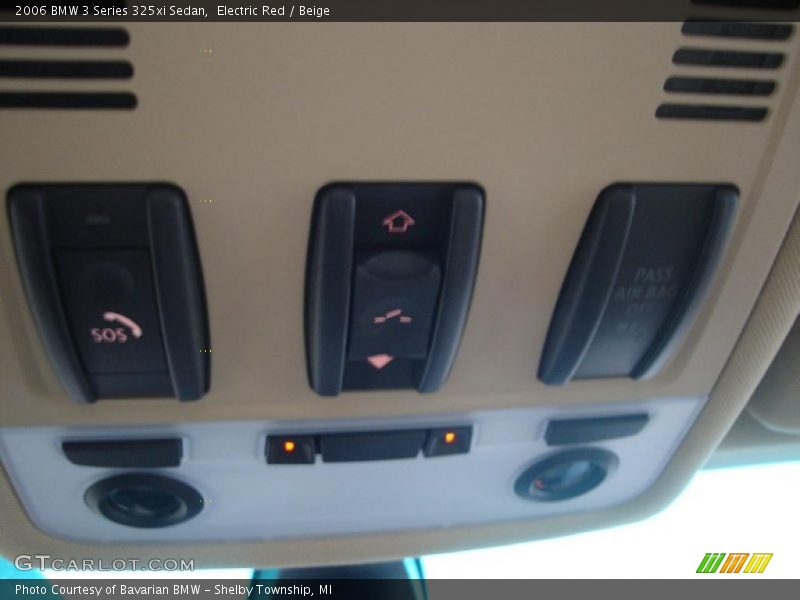 Electric Red / Beige 2006 BMW 3 Series 325xi Sedan