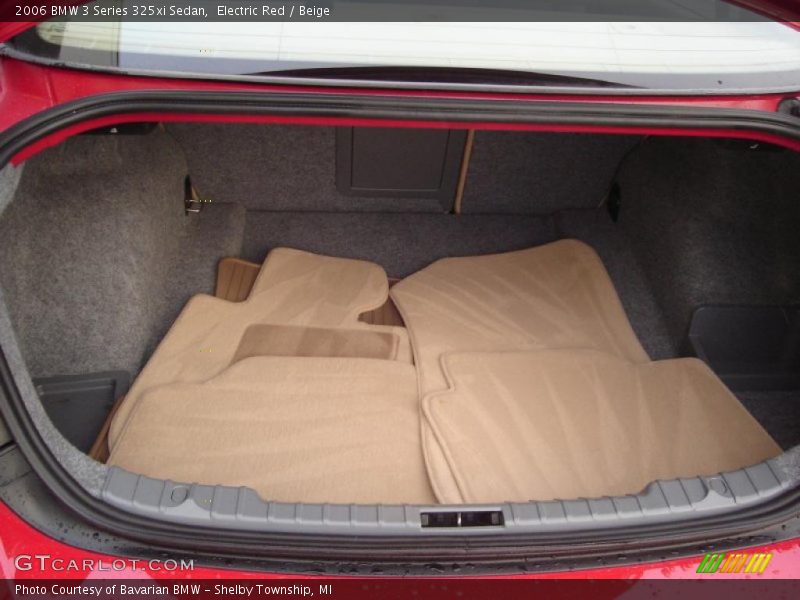 Electric Red / Beige 2006 BMW 3 Series 325xi Sedan