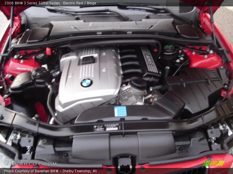 Electric Red / Beige 2006 BMW 3 Series 325xi Sedan