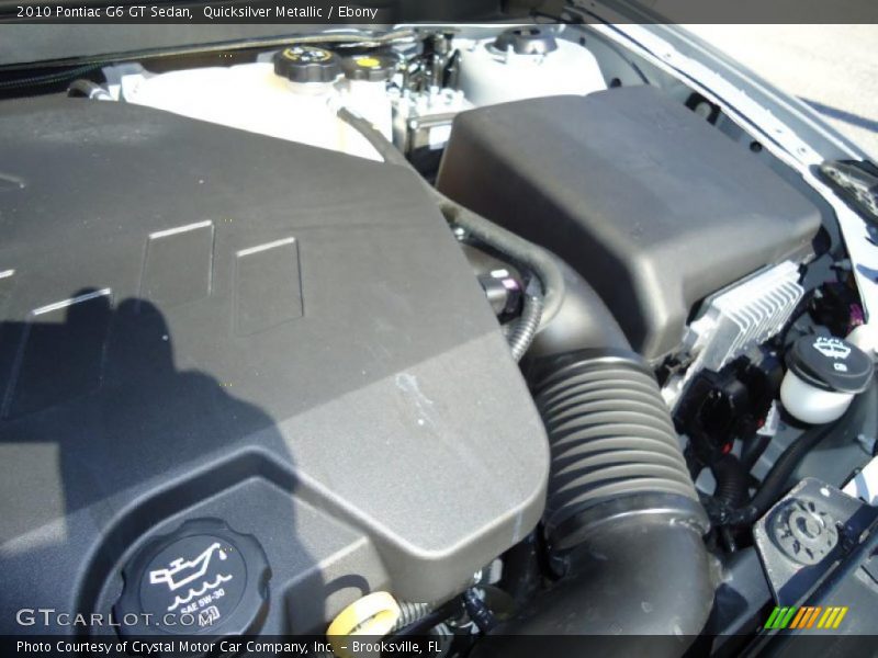 Quicksilver Metallic / Ebony 2010 Pontiac G6 GT Sedan