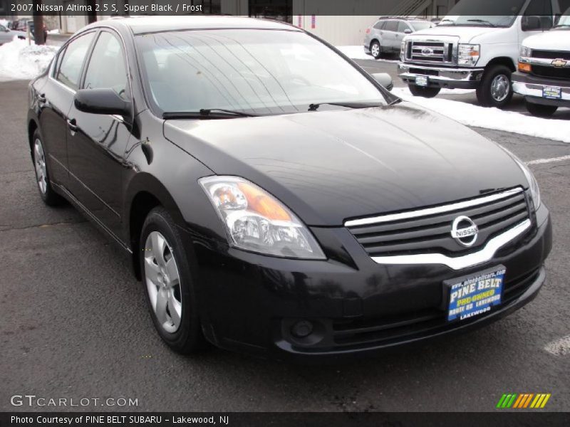 Super Black / Frost 2007 Nissan Altima 2.5 S