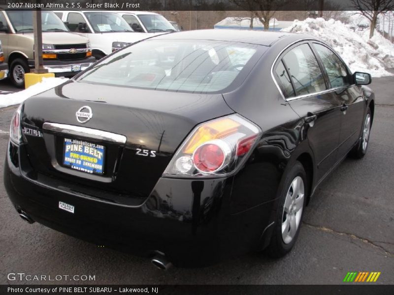 Super Black / Frost 2007 Nissan Altima 2.5 S