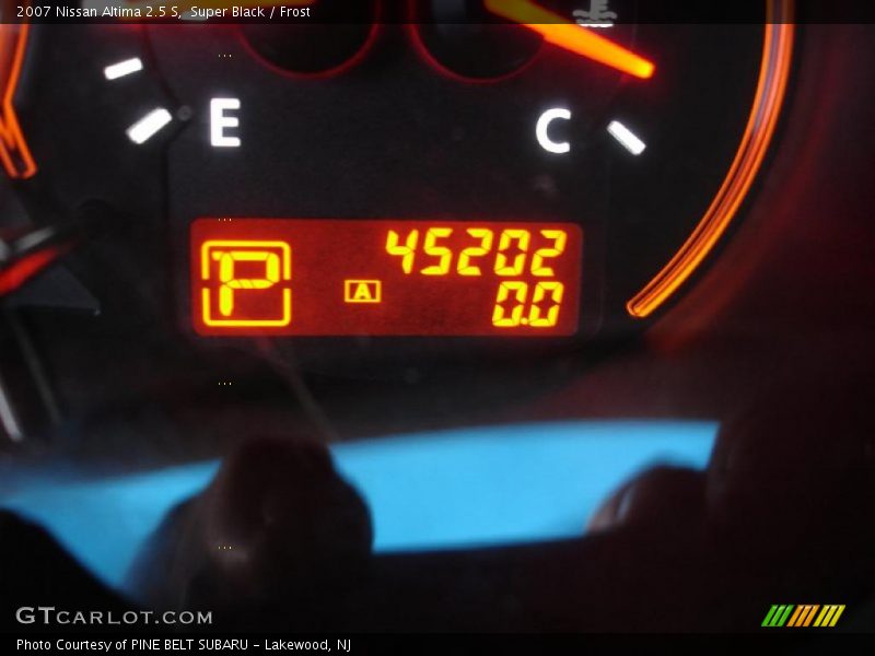 Super Black / Frost 2007 Nissan Altima 2.5 S