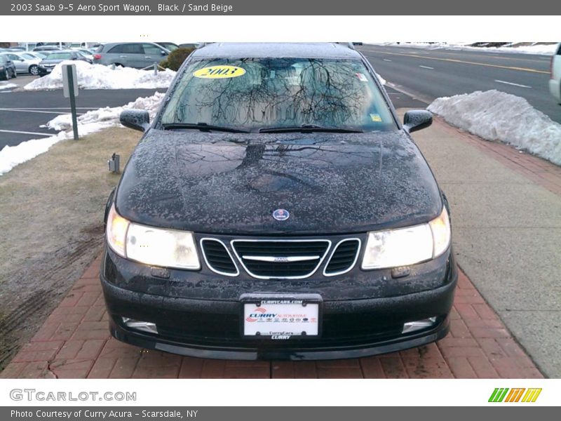 Black / Sand Beige 2003 Saab 9-5 Aero Sport Wagon