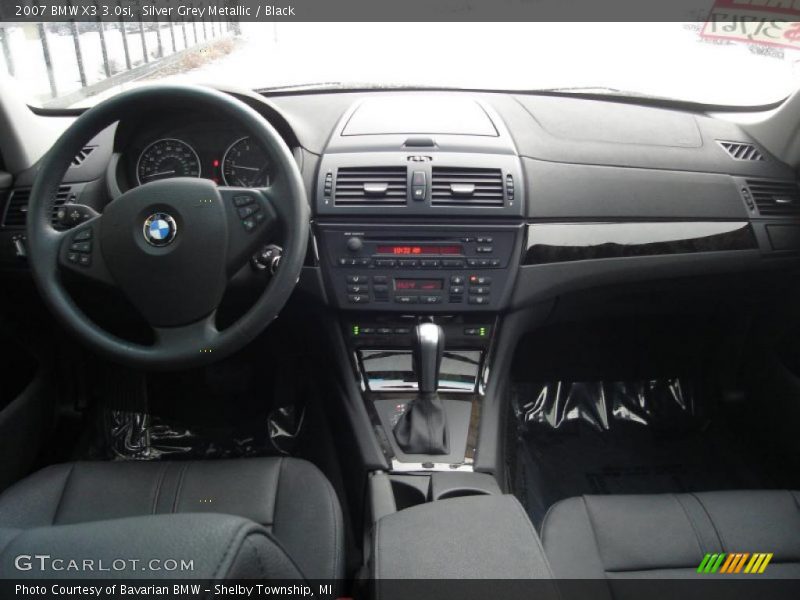 Silver Grey Metallic / Black 2007 BMW X3 3.0si