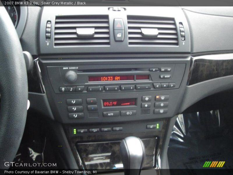 Silver Grey Metallic / Black 2007 BMW X3 3.0si