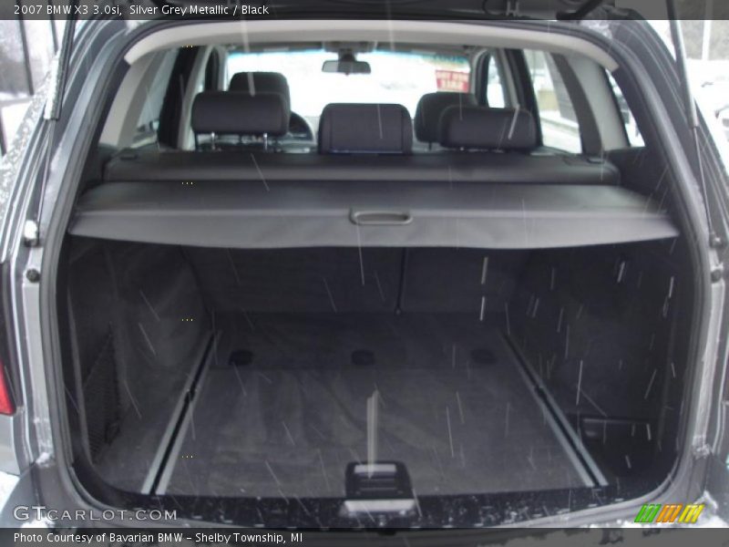 Silver Grey Metallic / Black 2007 BMW X3 3.0si