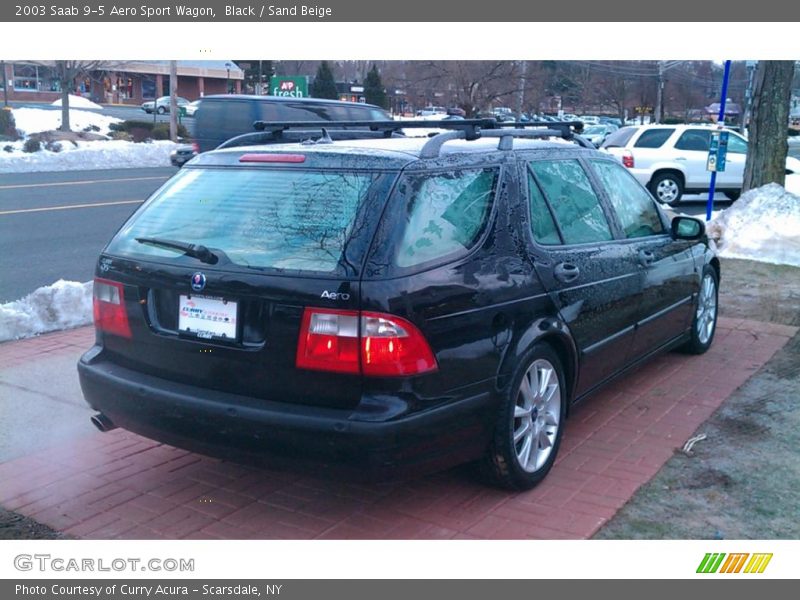Black / Sand Beige 2003 Saab 9-5 Aero Sport Wagon