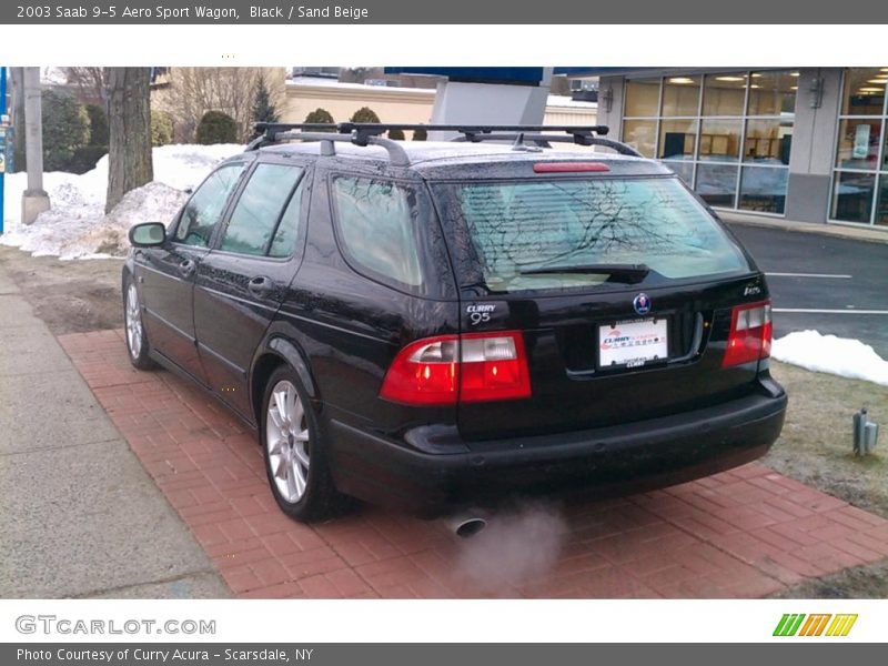 Black / Sand Beige 2003 Saab 9-5 Aero Sport Wagon