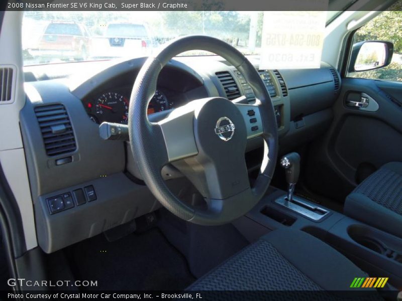 Super Black / Graphite 2008 Nissan Frontier SE V6 King Cab
