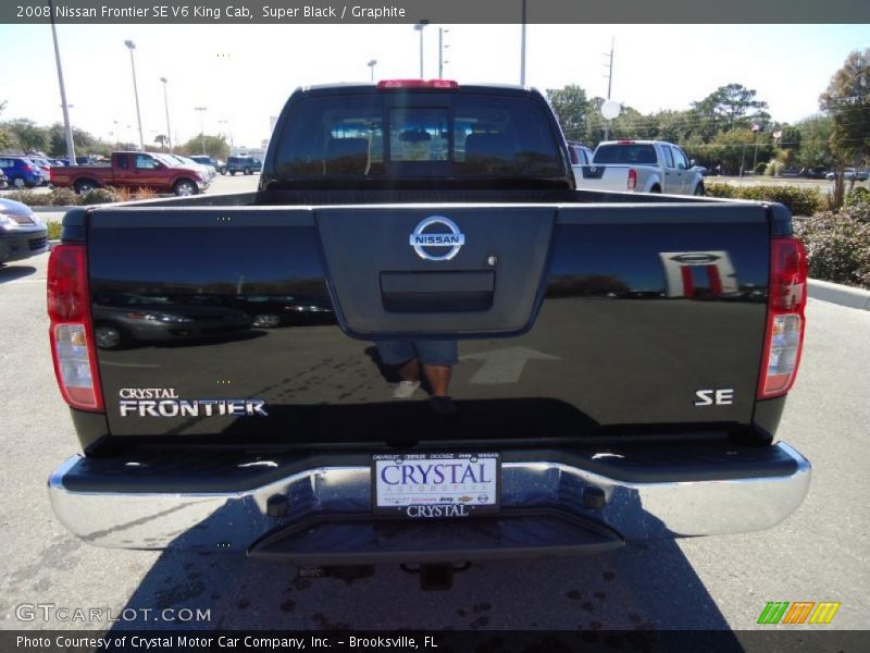 Super Black / Graphite 2008 Nissan Frontier SE V6 King Cab