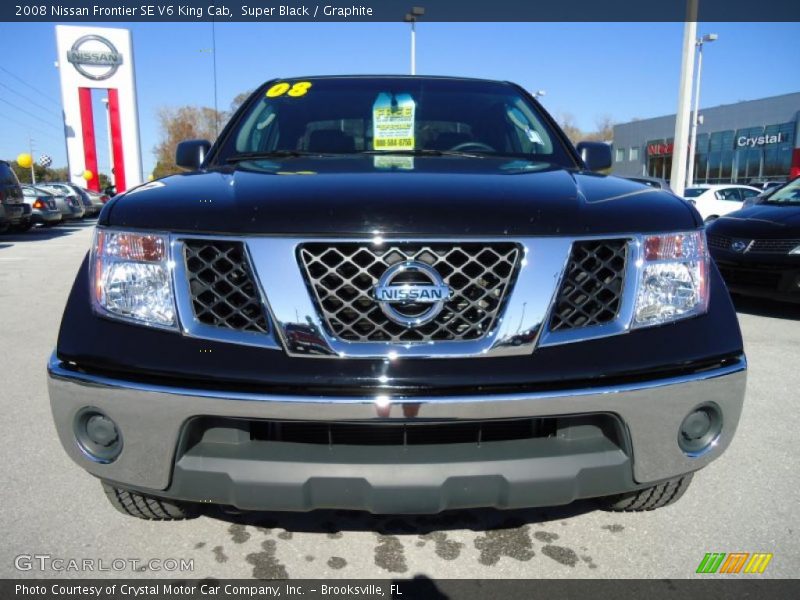 Super Black / Graphite 2008 Nissan Frontier SE V6 King Cab