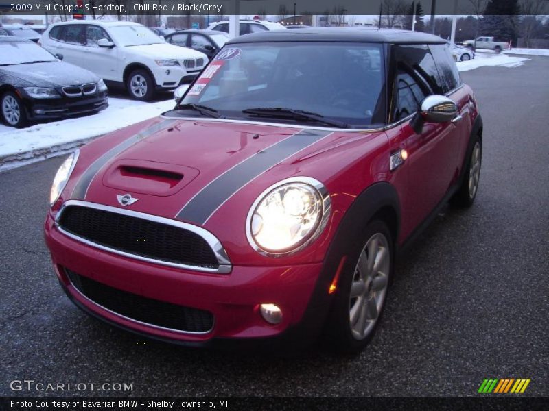 Chili Red / Black/Grey 2009 Mini Cooper S Hardtop