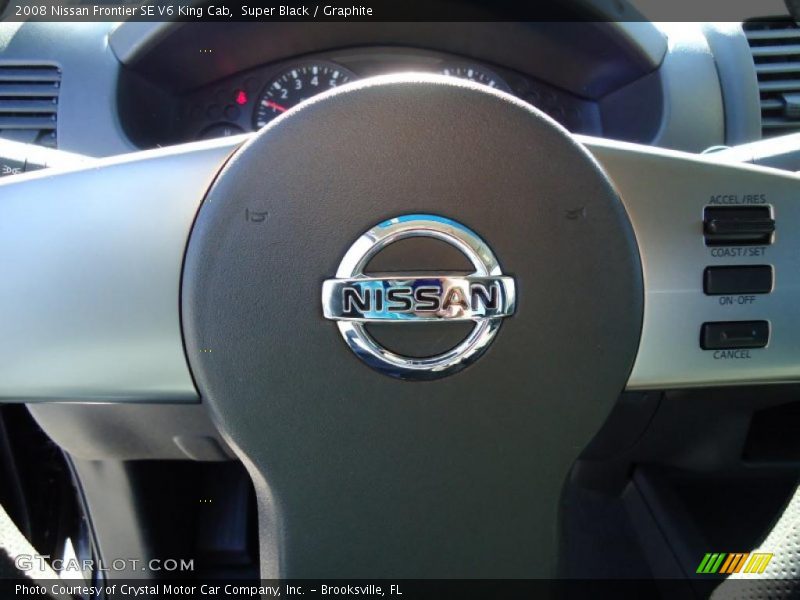 Super Black / Graphite 2008 Nissan Frontier SE V6 King Cab
