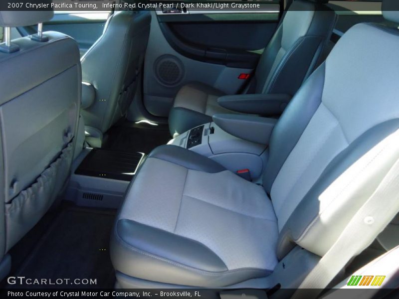 Inferno Red Crystal Pearl / Dark Khaki/Light Graystone 2007 Chrysler Pacifica Touring