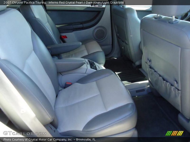 Inferno Red Crystal Pearl / Dark Khaki/Light Graystone 2007 Chrysler Pacifica Touring