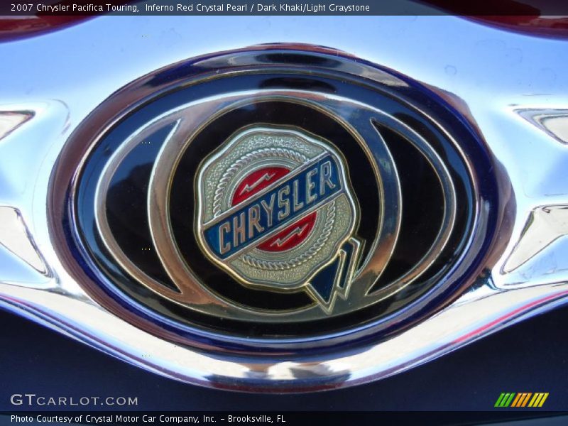 Inferno Red Crystal Pearl / Dark Khaki/Light Graystone 2007 Chrysler Pacifica Touring