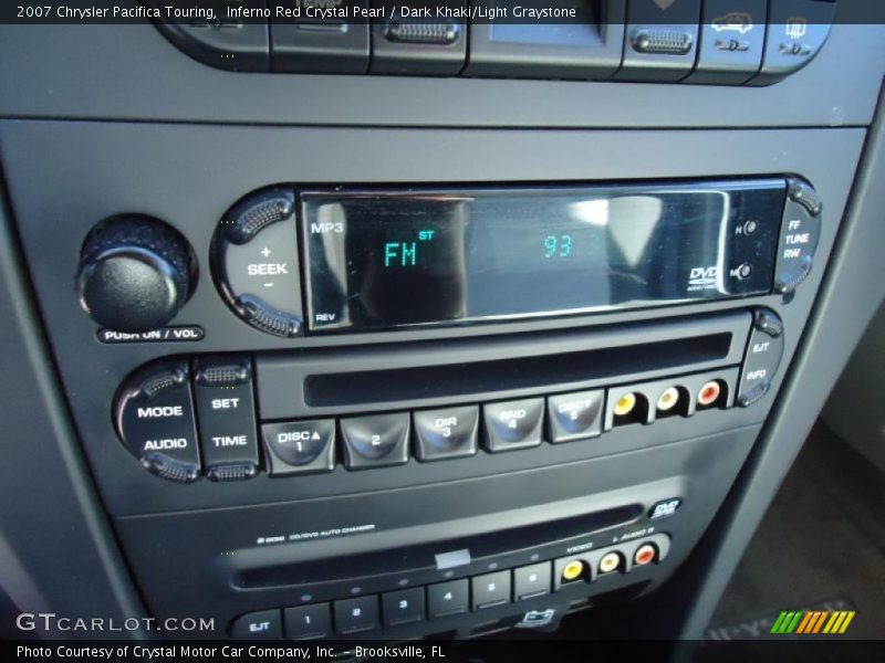 Inferno Red Crystal Pearl / Dark Khaki/Light Graystone 2007 Chrysler Pacifica Touring