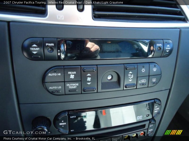 Inferno Red Crystal Pearl / Dark Khaki/Light Graystone 2007 Chrysler Pacifica Touring