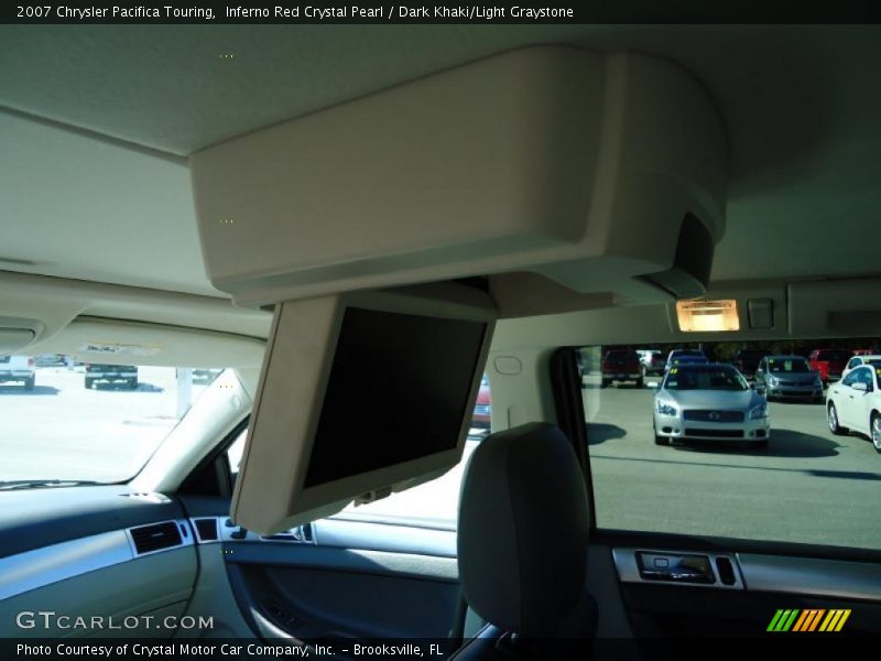 Inferno Red Crystal Pearl / Dark Khaki/Light Graystone 2007 Chrysler Pacifica Touring