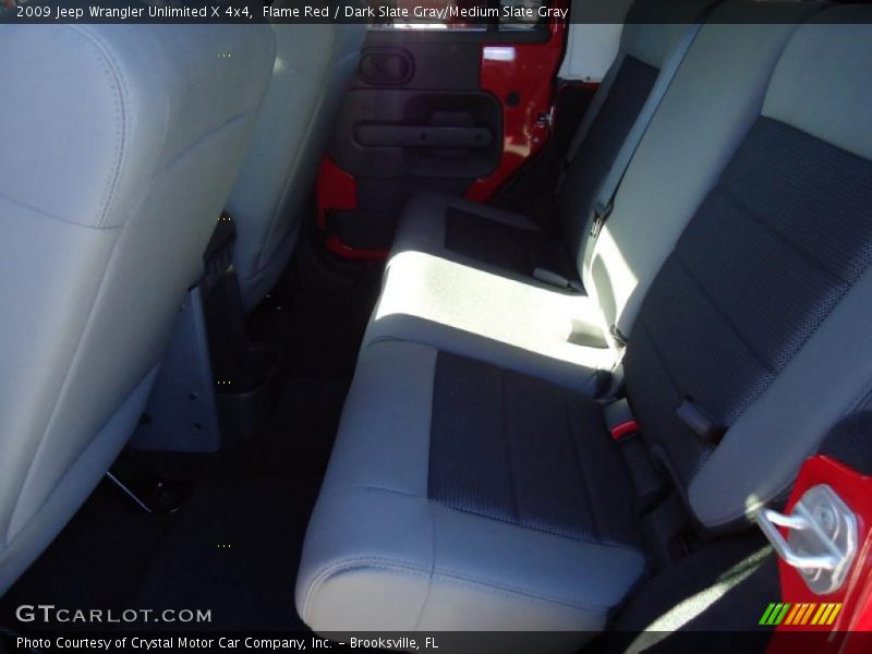 Flame Red / Dark Slate Gray/Medium Slate Gray 2009 Jeep Wrangler Unlimited X 4x4